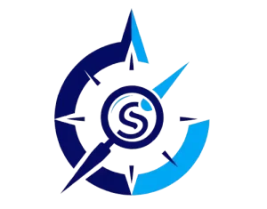 Modern abstract logo for Shandy Sanusi SEO & GEO
