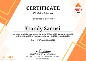 PinoySEO_Cert